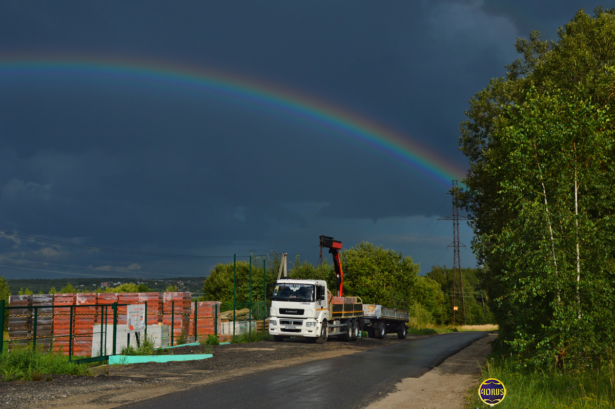 Калужская область, № Р 759 ВМ 40 — КамАЗ-65207 (общая модель); Калужская область — Разные фотографии (Прицепы)