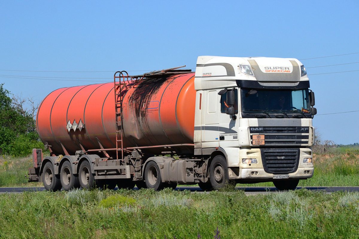 Саратовская область, № Т 610 ЕМ 64 — DAF XF105 FT