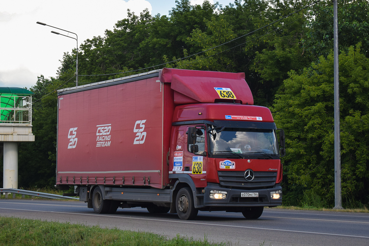 Саратовская область, № Е 070 МС 164 — Mercedes-Benz Atego 1224; Ралли Шёлковый Путь (Алтайский край)