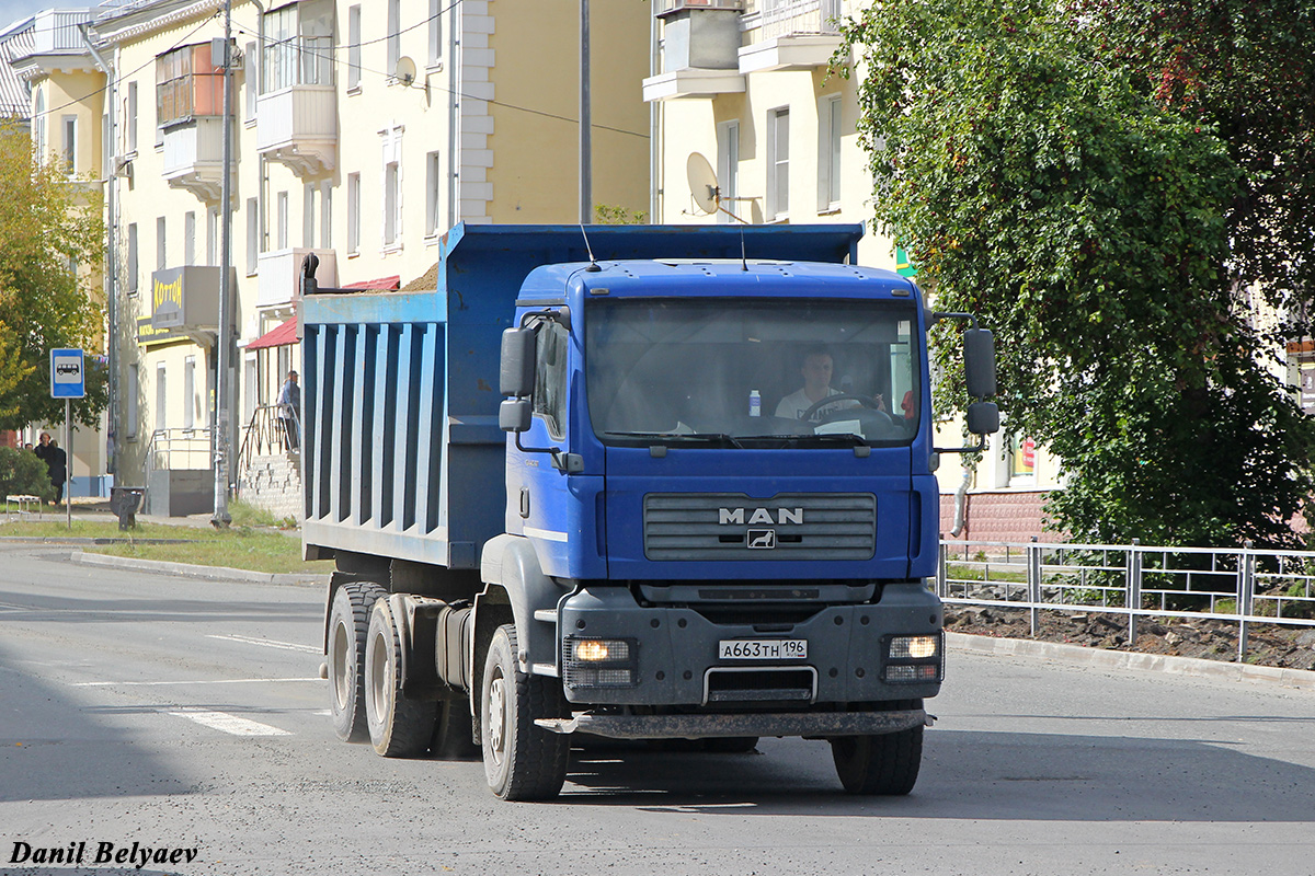 Свердловская область, № А 663 ТН 196 — MAN TGA 40.390