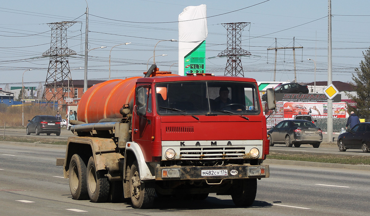 Челябинская область, № М 482 СУ 174 — КамАЗ-55111 [551110]