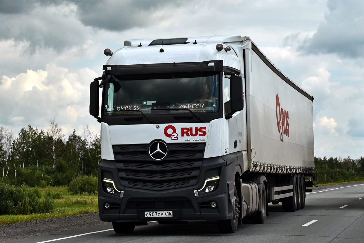 Татарстан, № С 907 СУ 716 — Mercedes-Benz Actros ('2022) [LRD]