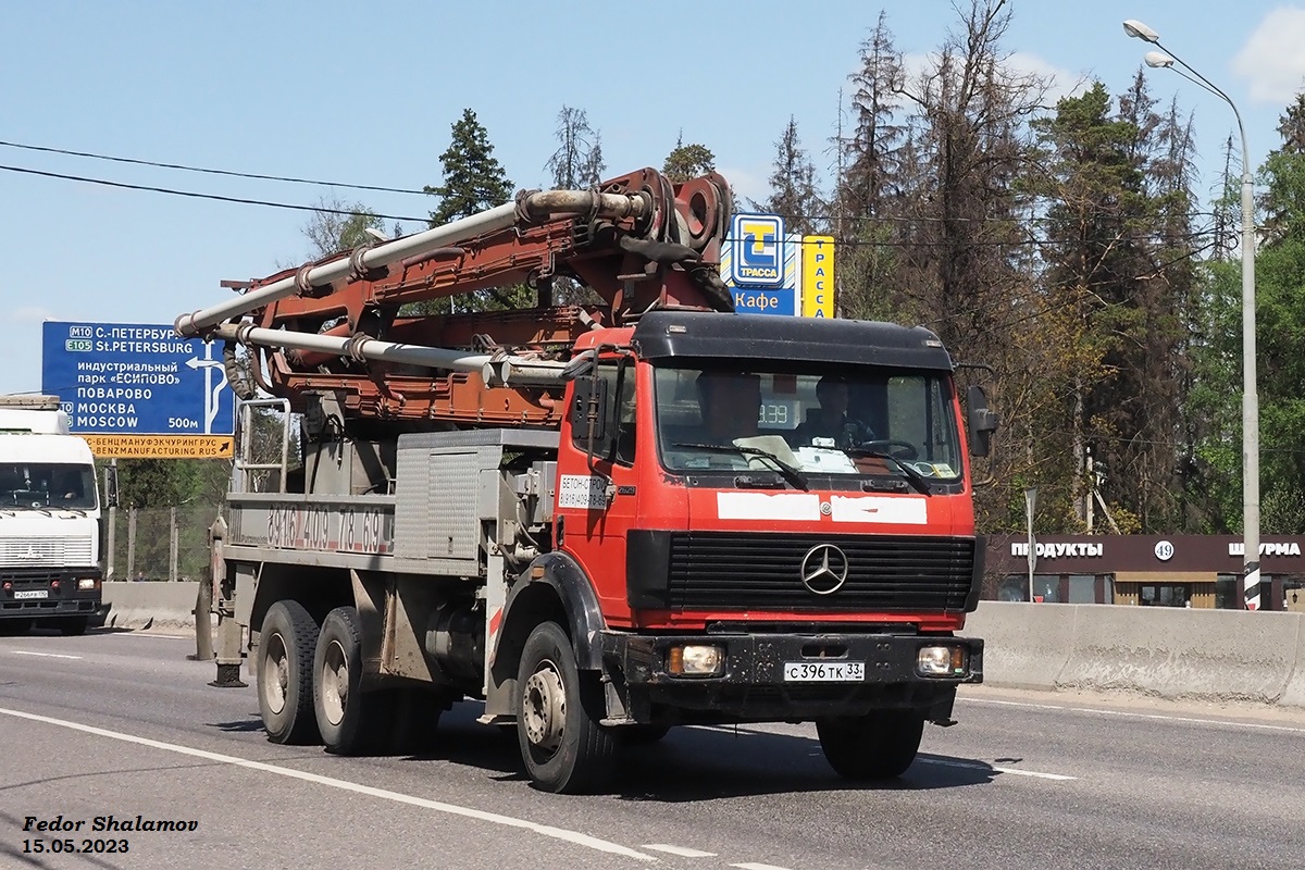 Владимирская область, № С 396 ТК 33 — Mercedes-Benz SK (общ. мод.)