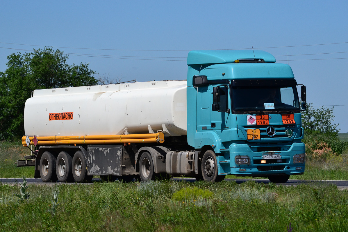 Волгоградская область, № С 267 ЕО 34 — Mercedes-Benz Axor 1844