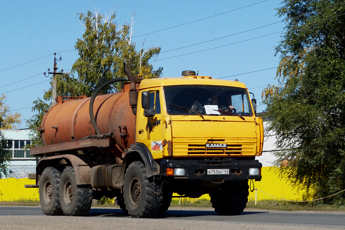 Самарская область, № В 753 ВЕ 763 — КамАЗ-43118 (общая модель)