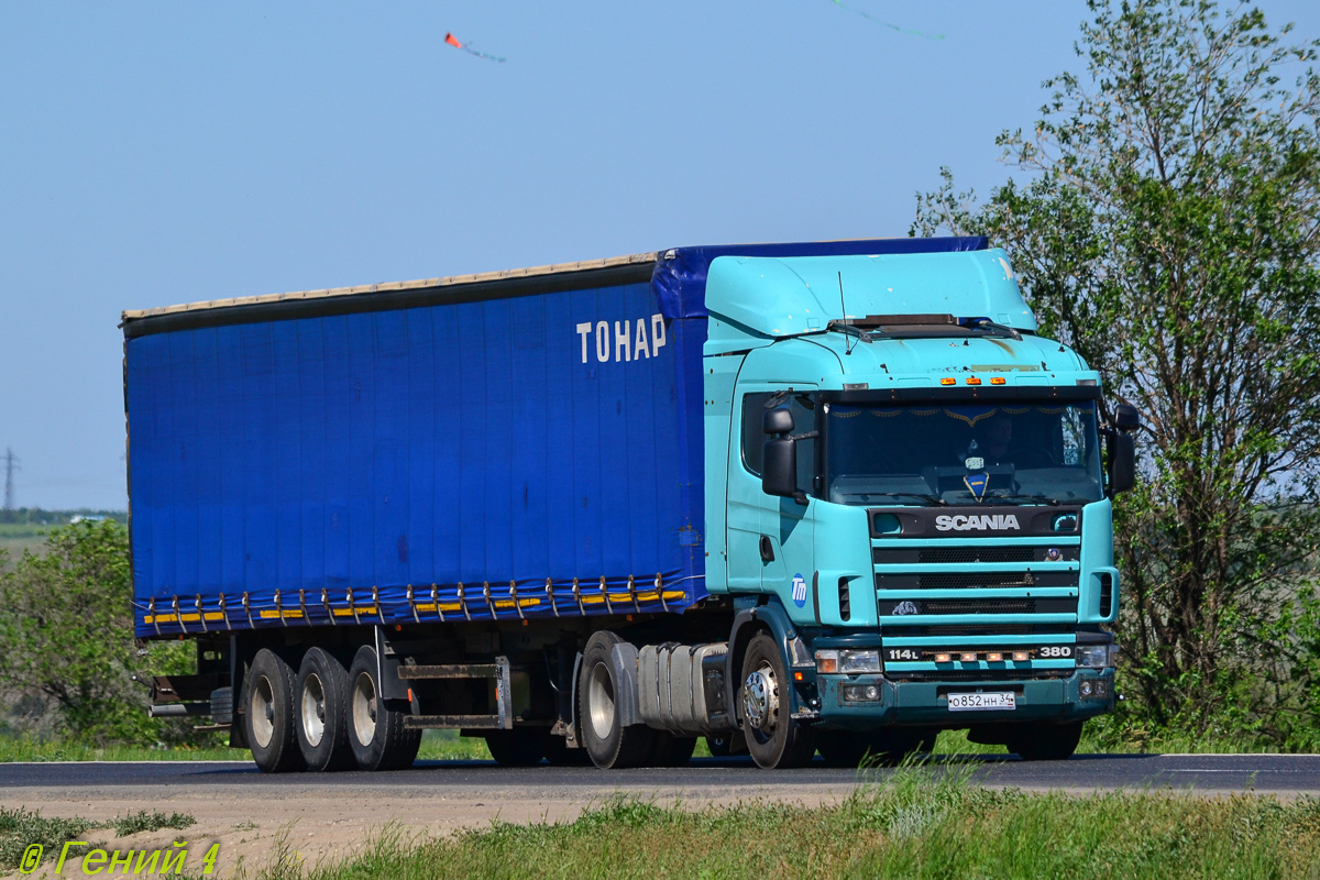 Волгоградская область, № О 852 НН 34 — Scania ('1996) R114L