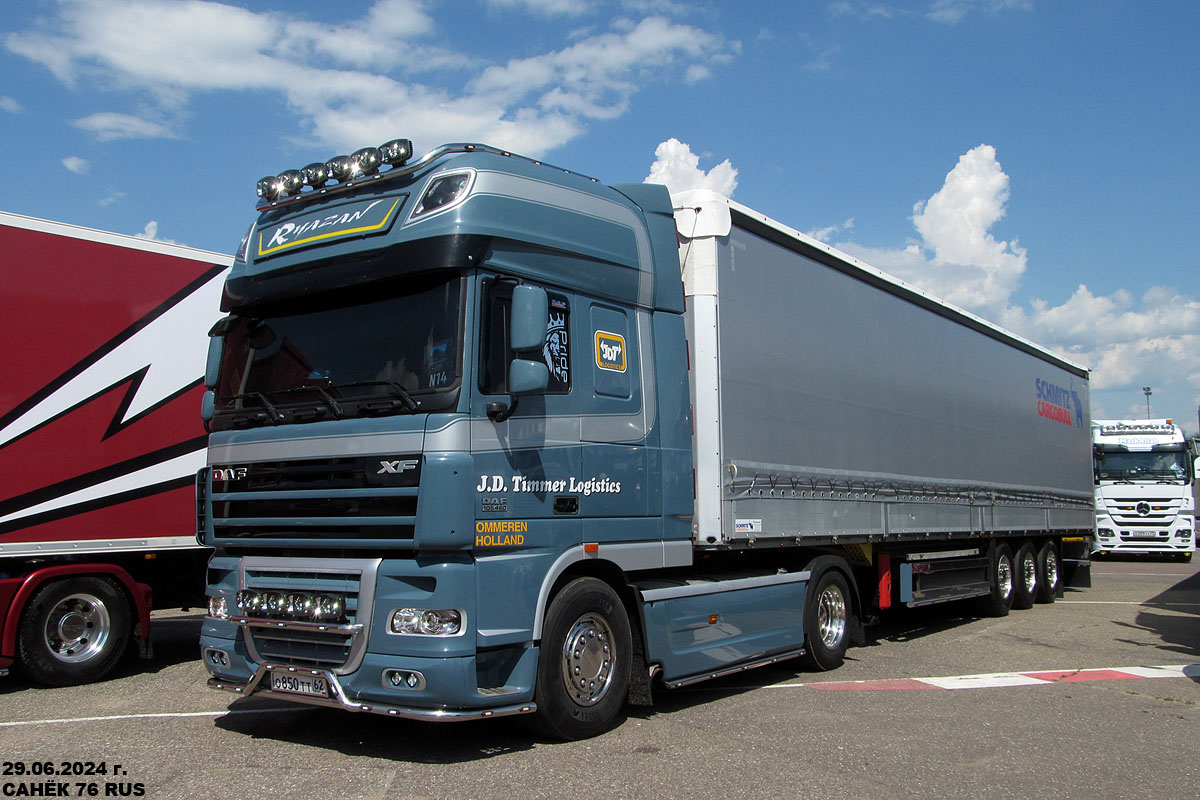 Рязанская область, № О 850 ТТ 62 — DAF XF105 FT; Московская область — Фестиваль TruckDay 2024 — июнь