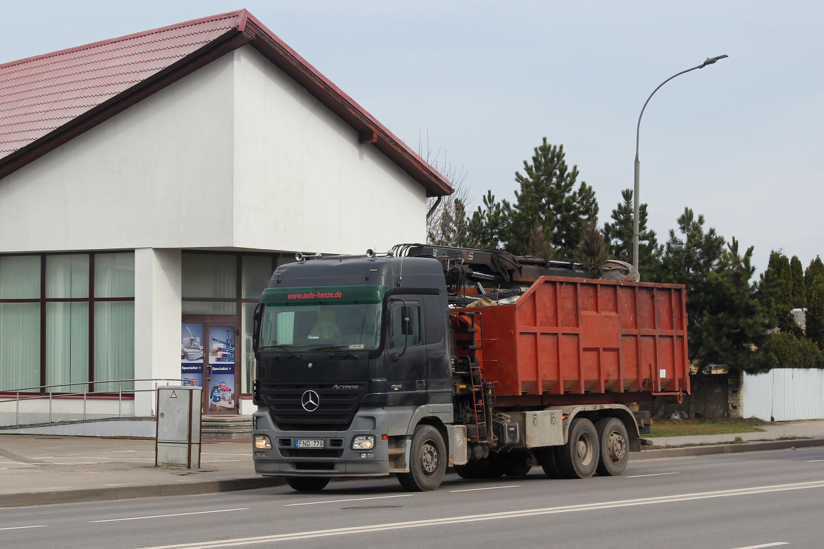 Литва, № FND 779 — Mercedes-Benz Actros ('2003) 2546