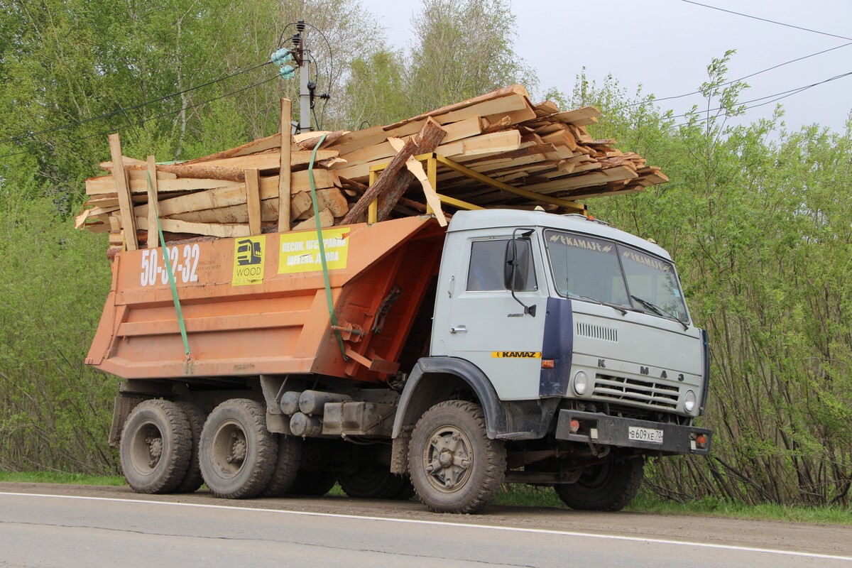 Томская область, № В 609 ХЕ 70 — КамАЗ-5511