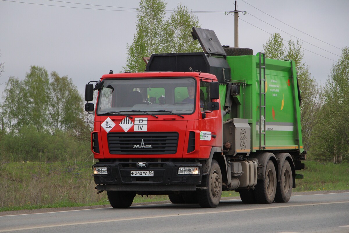 Томская область, № Н 240 ЕО 70 — МАЗ-631226