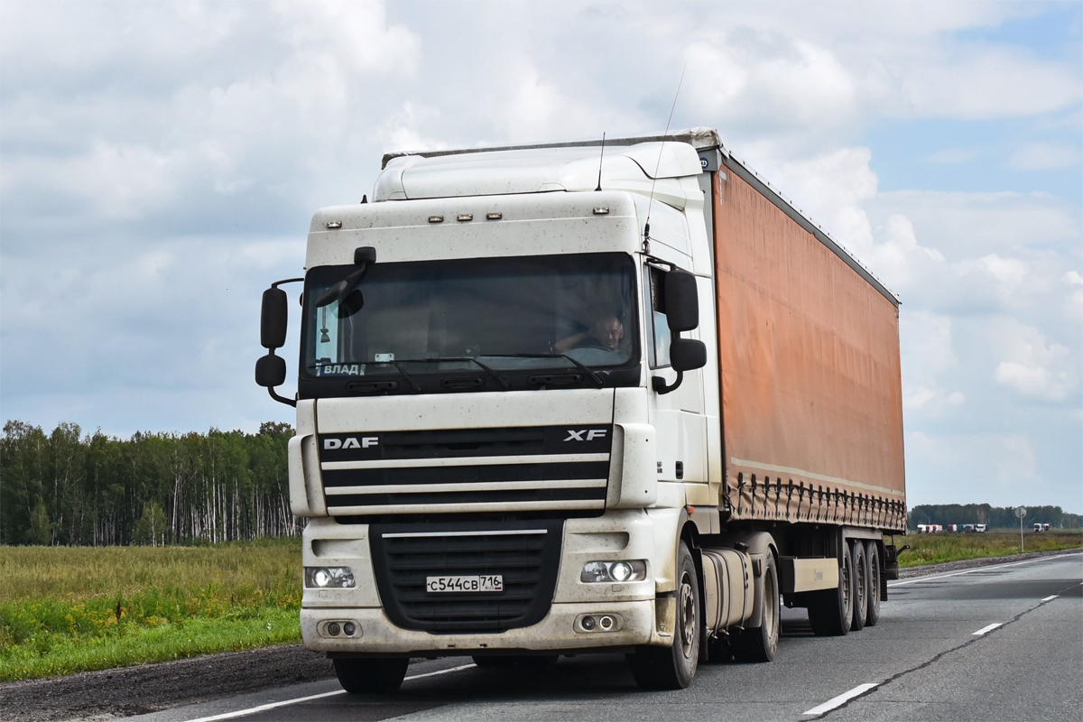 Татарстан, № С 544 СВ 716 — DAF XF105 FT