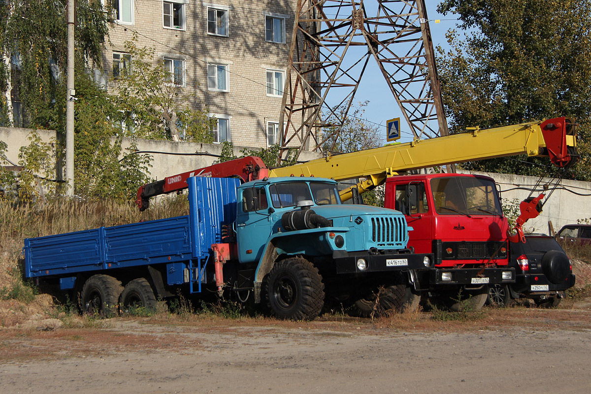 Рязанская область, № К 416 ТО 62 — Урал-4320-40