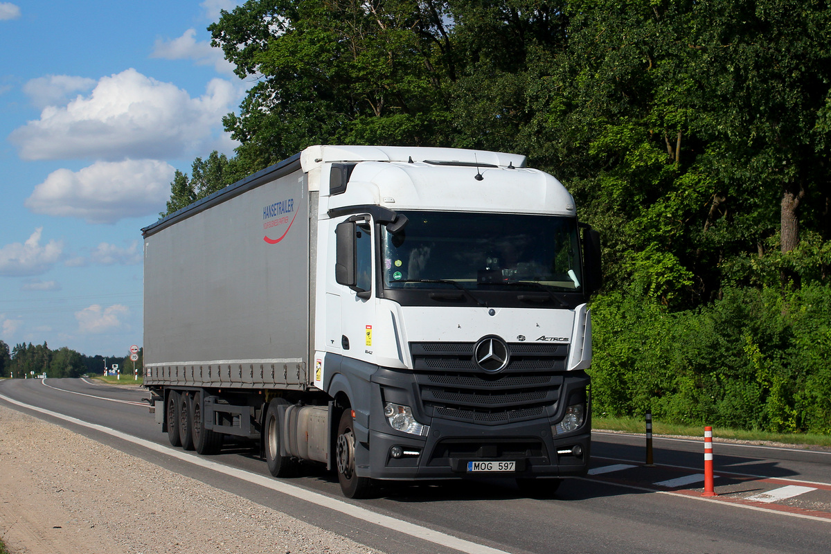 Литва, № MOG 597 — Mercedes-Benz Actros ('2011) 1842