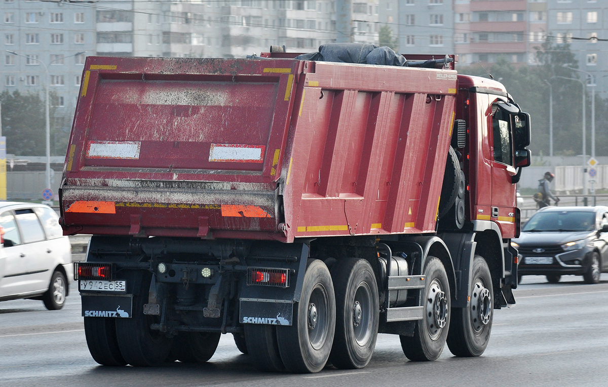 Омская область, № У 942 ЕС 55 — Mercedes-Benz Actros '09 4141 [Z9M]