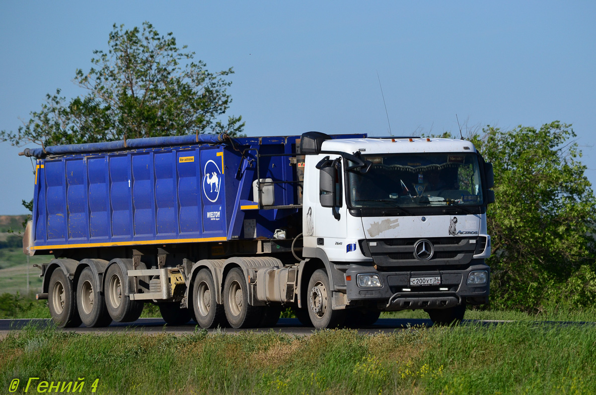 Волгоградская область, № С 200 УТ 34 — Mercedes-Benz Actros '09 2641 [Z9M]