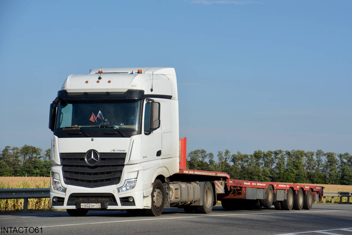 Белгородская область, № У 602 АМ 31 — Mercedes-Benz Actros '18 1845 [Z9M]