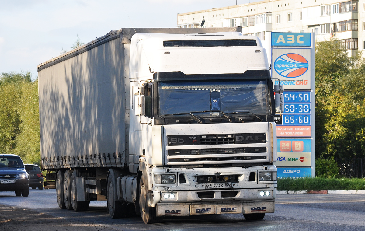 Ханты-Мансийский автоном.округ, № А 632 АК 186 — DAF 95 FT