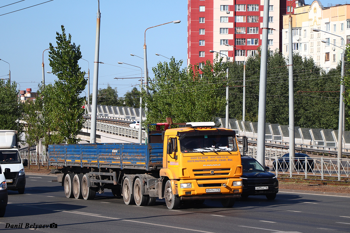 Татарстан, № Е 849 ХС 716 — КамАЗ-65116 (общая модель)