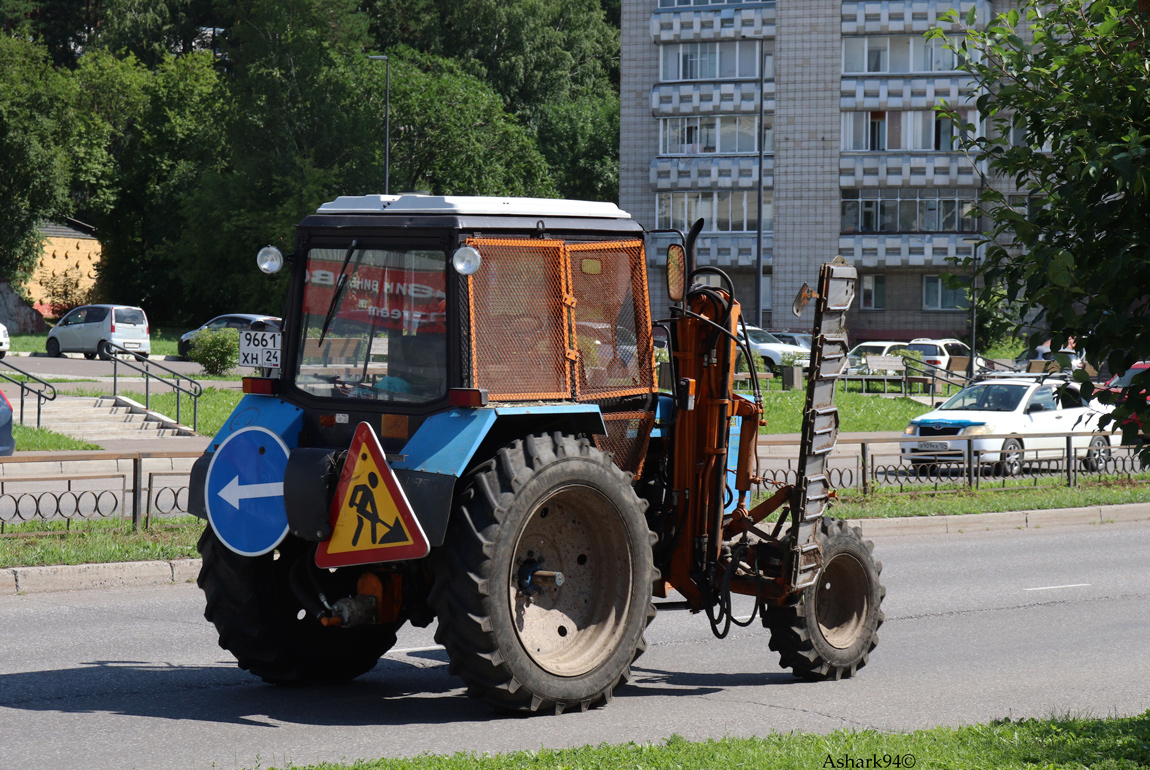 Красноярский край, № 9661 ХН 24 — Беларус-82.1