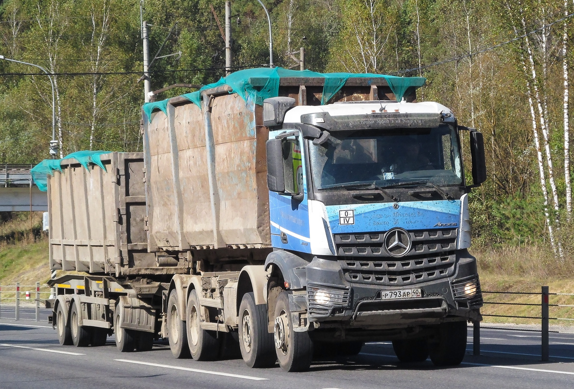 Калужская область, № Р 793 АР 40 — Mercedes-Benz Arocs 4142 [Z9M]