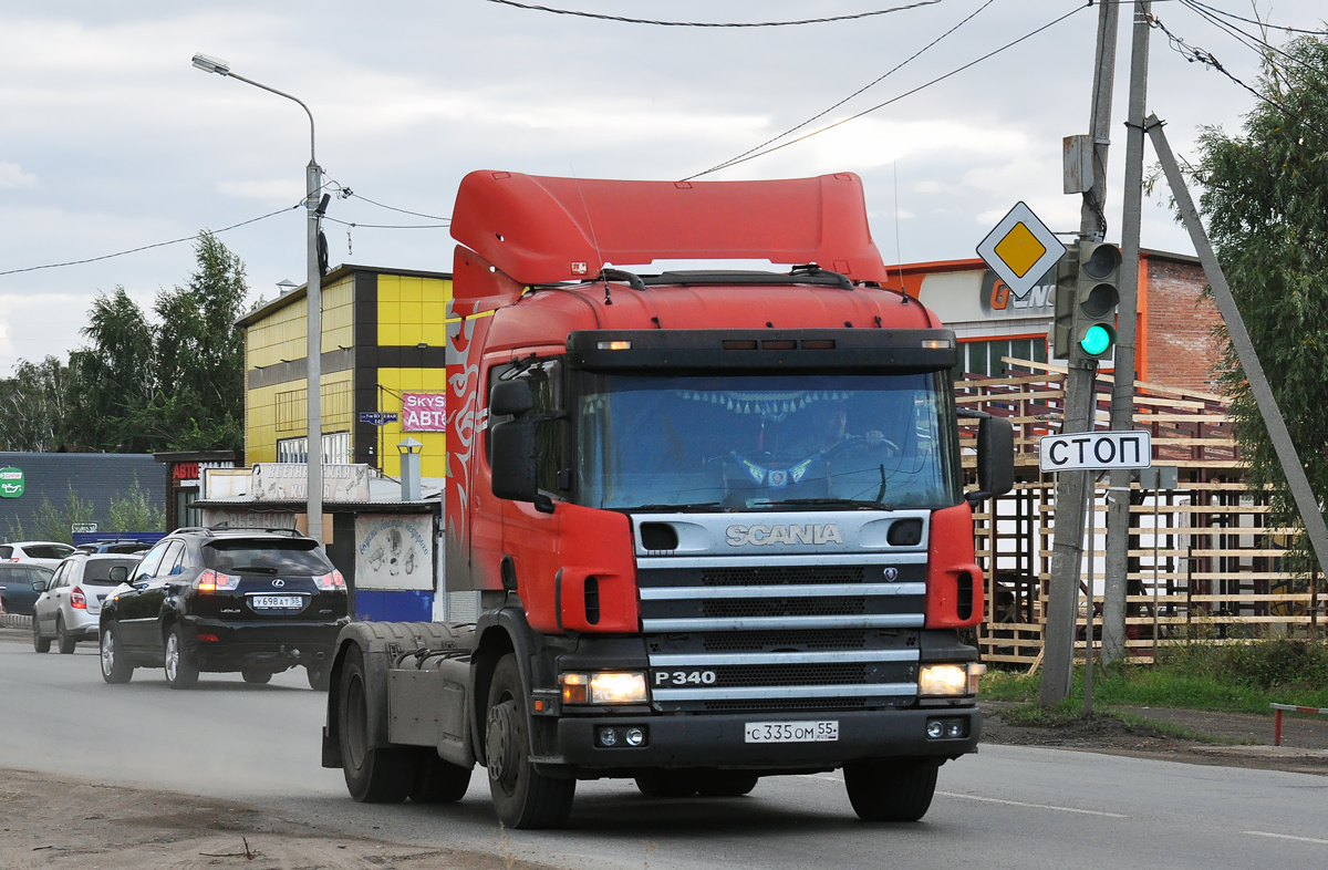 Омская область, № С 335 ОМ 55 — Scania ('2004) P340