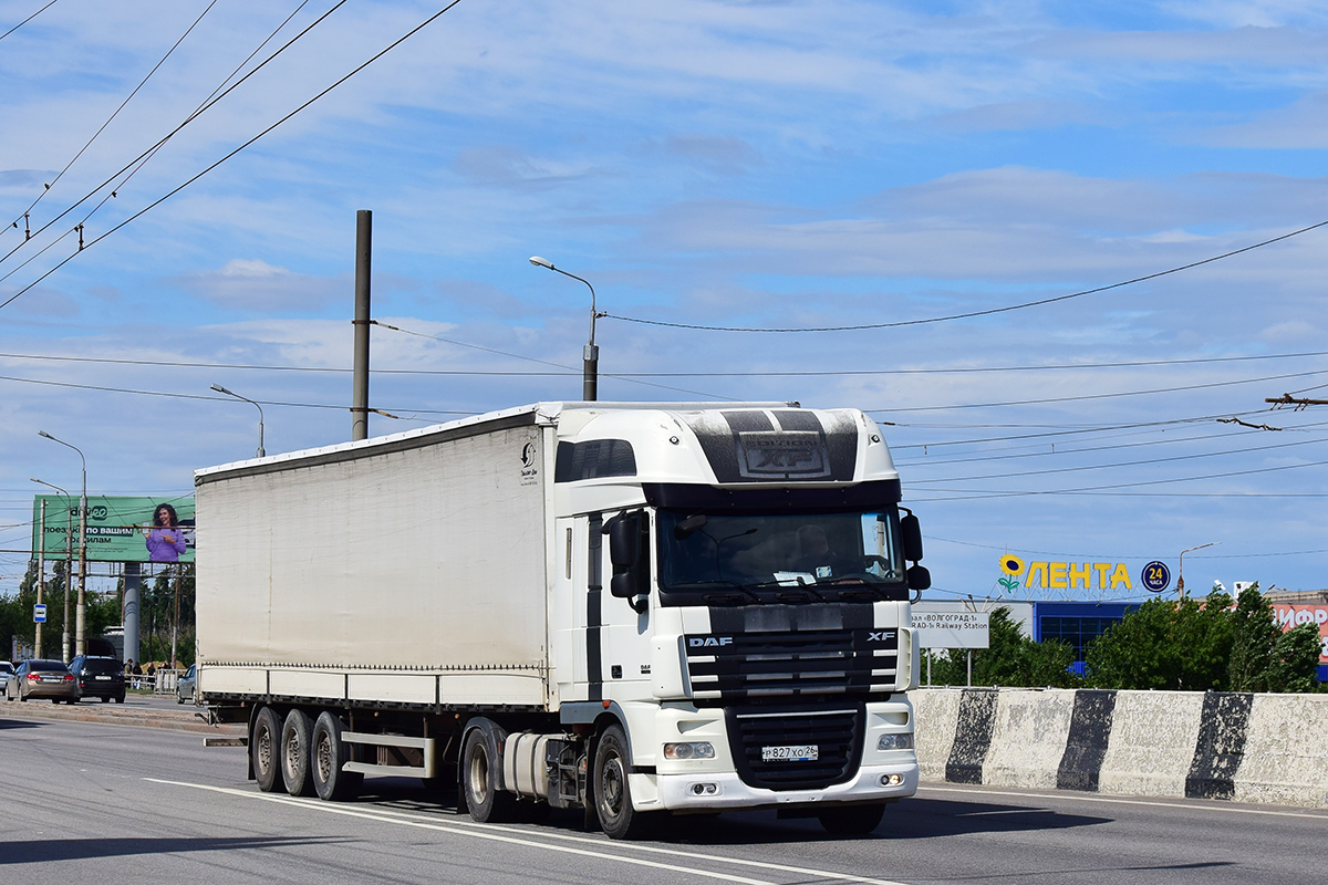 Ставропольский край, № Р 827 ХО 26 — DAF XF105 FT