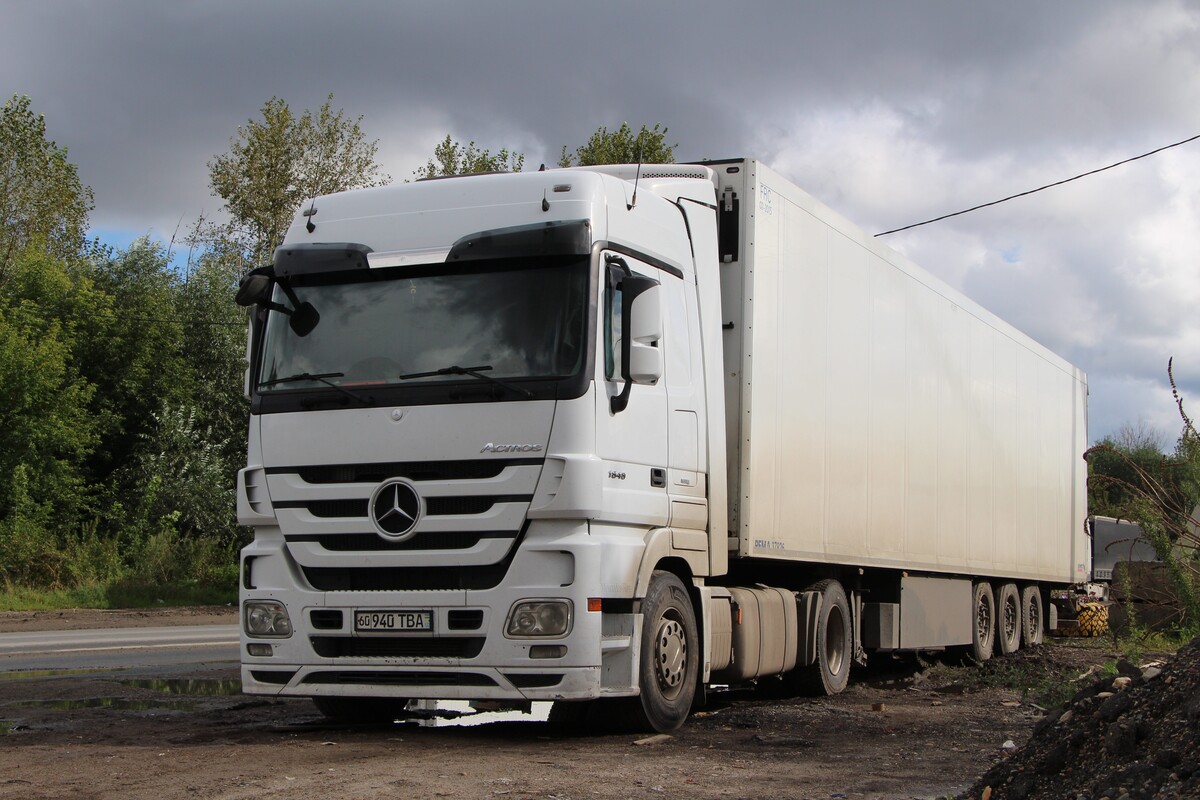 Узбекистан, № 60 940 TBA — Mercedes-Benz Actros ('2009) 1848