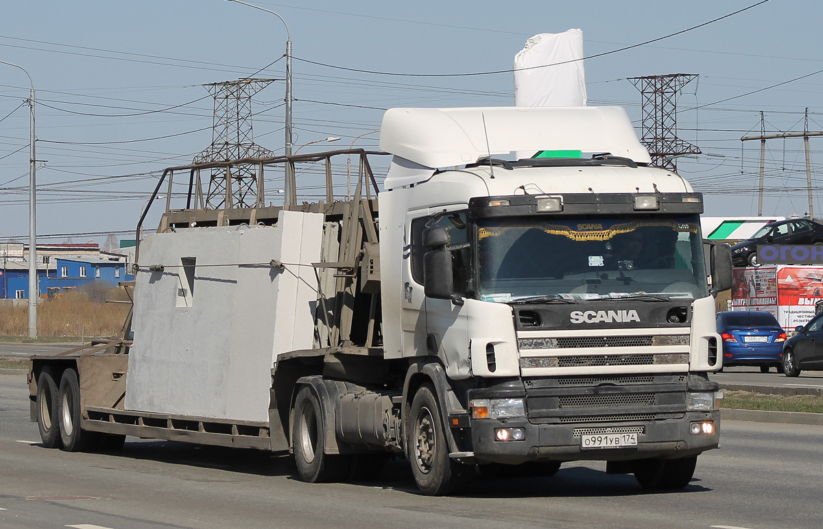 Челябинская область, № О 991 УВ 174 — Scania ('1996, общая модель)