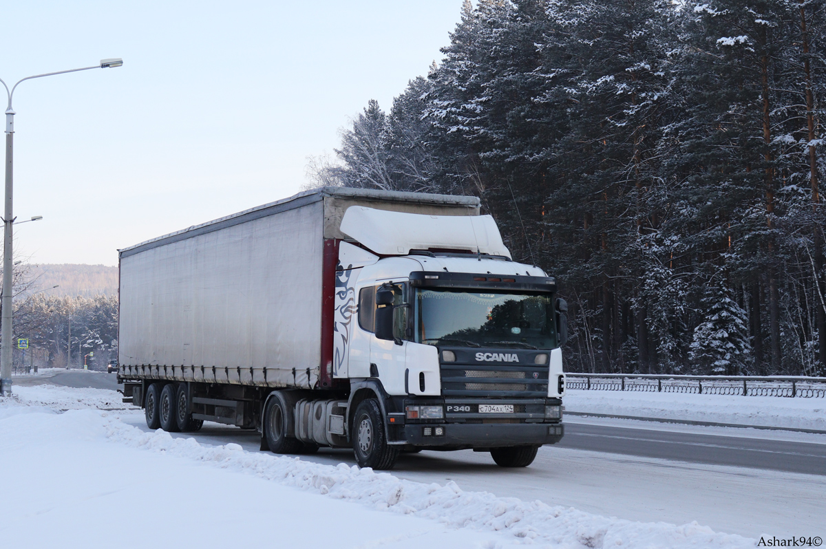 Красноярский край, № С 704 АХ 124 — Scania ('1996) P340