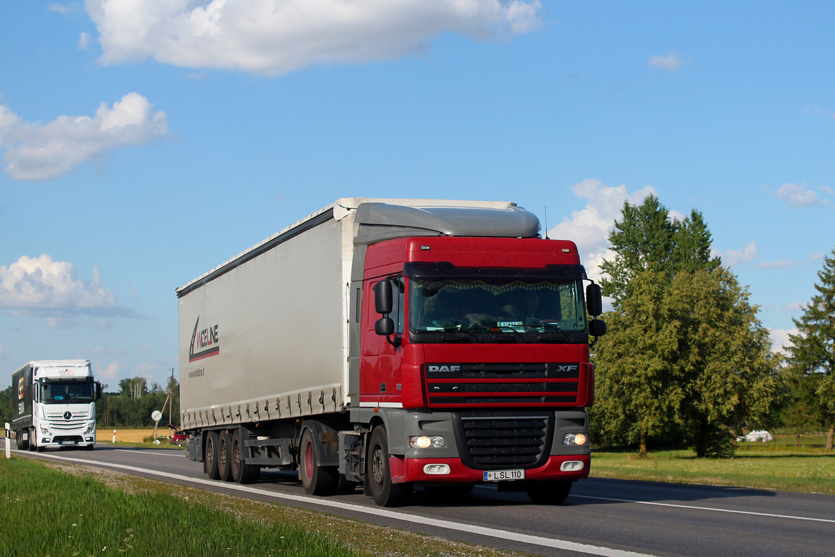 Литва, № LSL 110 — DAF XF105 FT