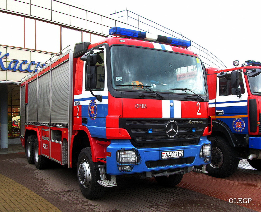 Витебская область, № АА 6821-2 — Mercedes-Benz Actros ('2003) 3336