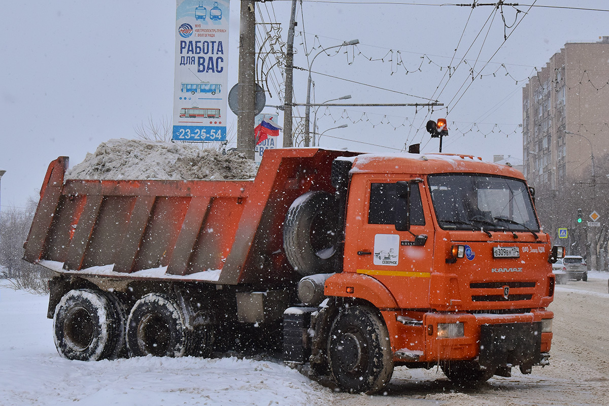 Волгоградская область, № В 309 ВУ 134 — КамАЗ-65115-L4