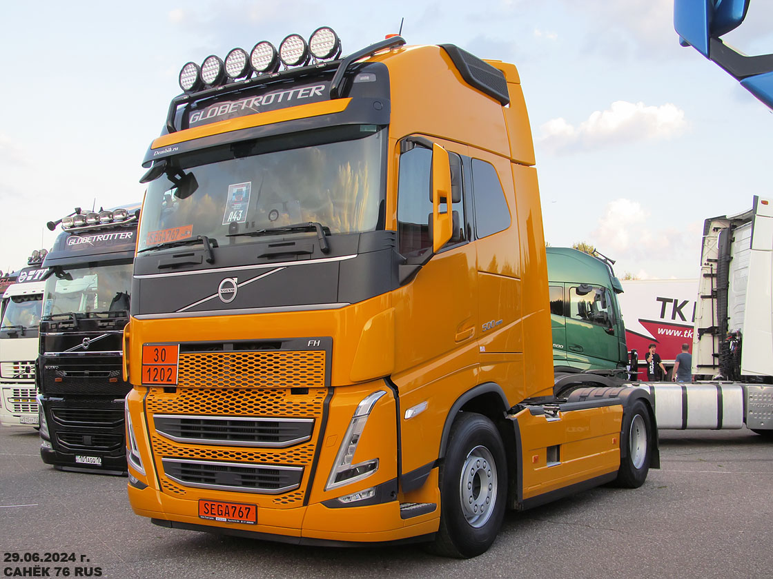 Ярославская область, № А 043 ЕС 76 — Volvo ('2020) FH.500; Московская область — Фестиваль TruckDay 2024 — июнь