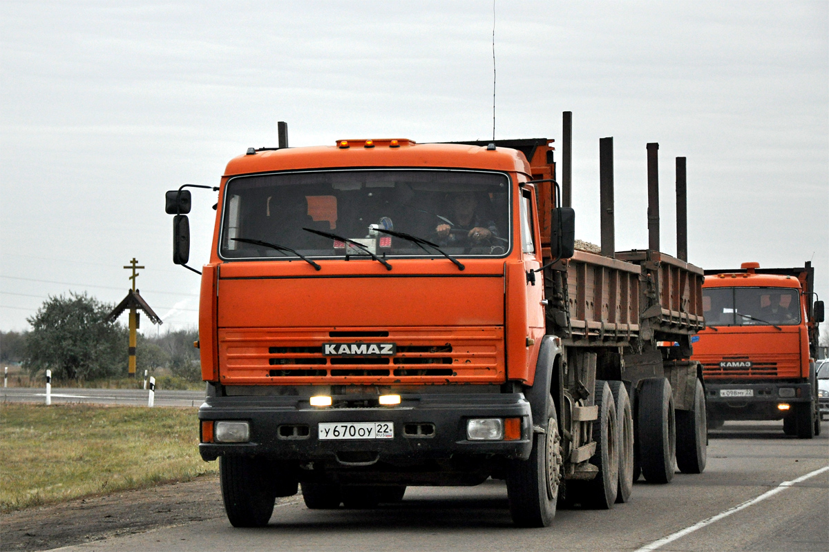 Алтайский край, № У 670 ОУ 22 — КамАЗ-53215-15 [53215R]