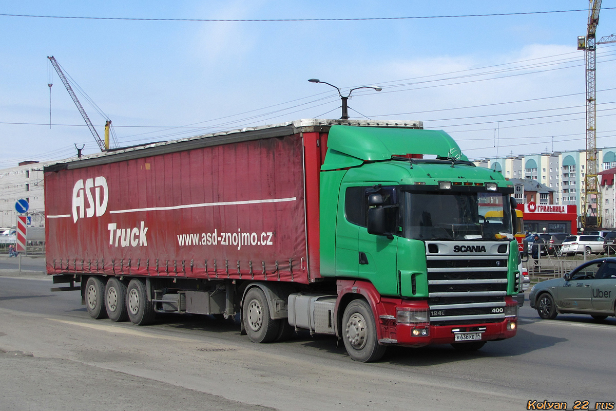 Новосибирская область, № К 636 КЕ 54 — Scania ('1996) R124L