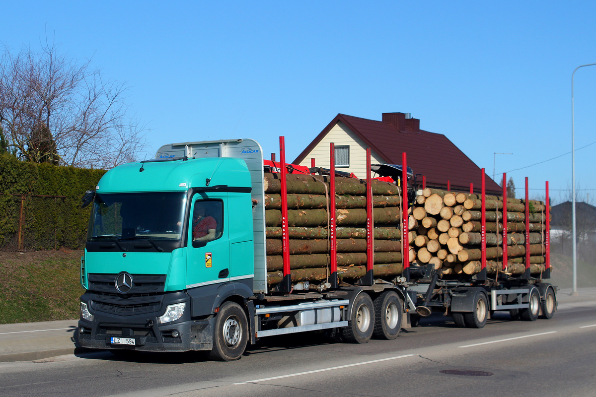 Литва, № LZI 594 — Mercedes-Benz Actros ('2018)