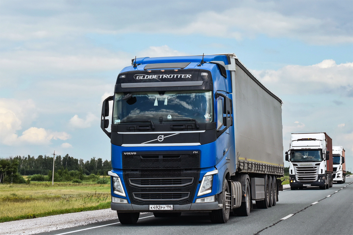 Свердловская область, № К 492 РУ 196 — Volvo ('2012) FH.420