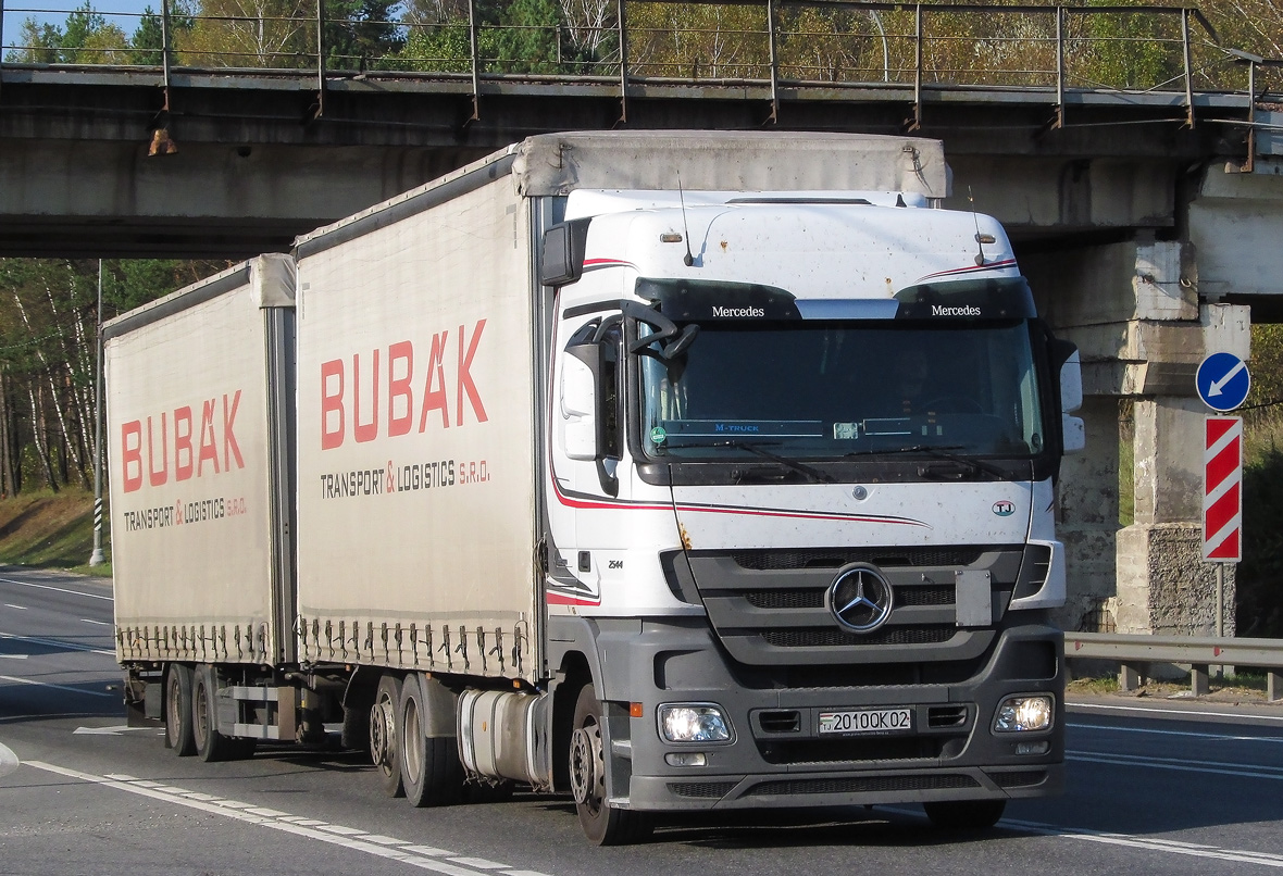 Таджикистан, № 2010 QK 02 — Mercedes-Benz Actros ('2009) 2544