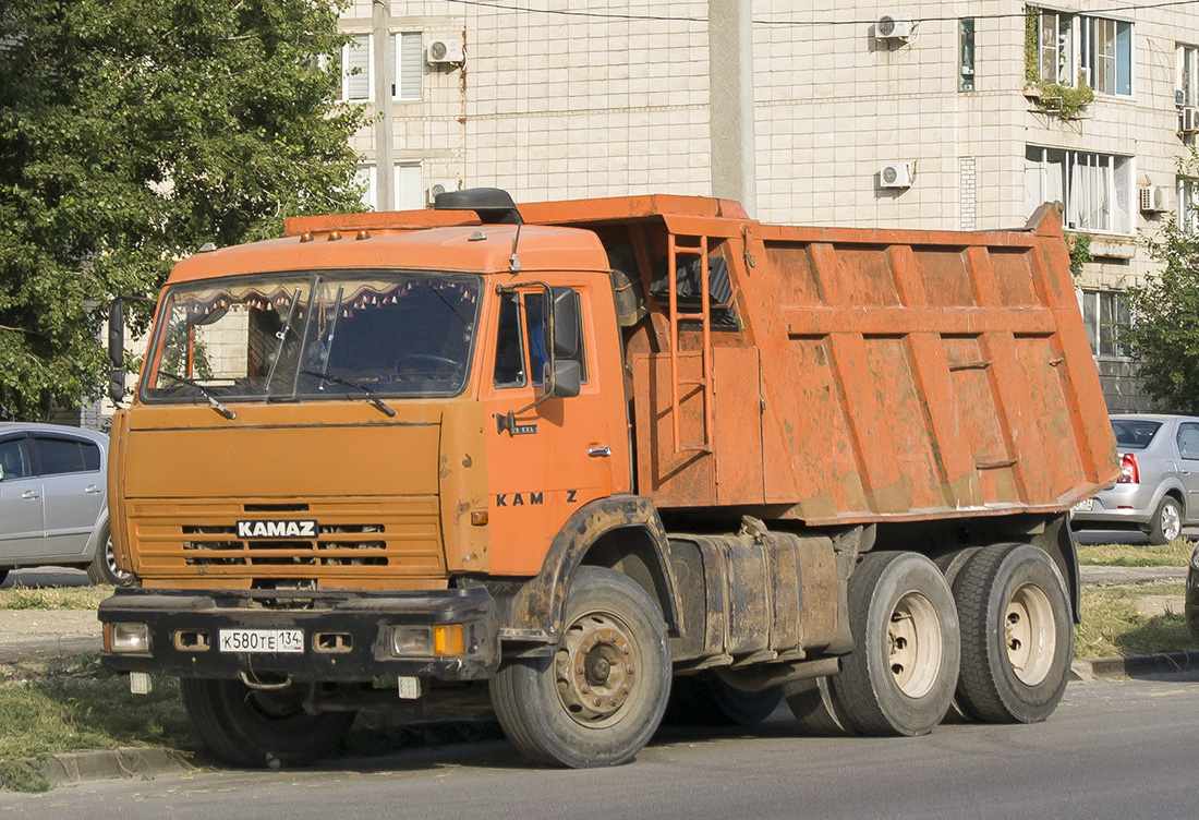 Волгоградская область, № К 580 ТЕ 134 — КамАЗ-65115 [651150]