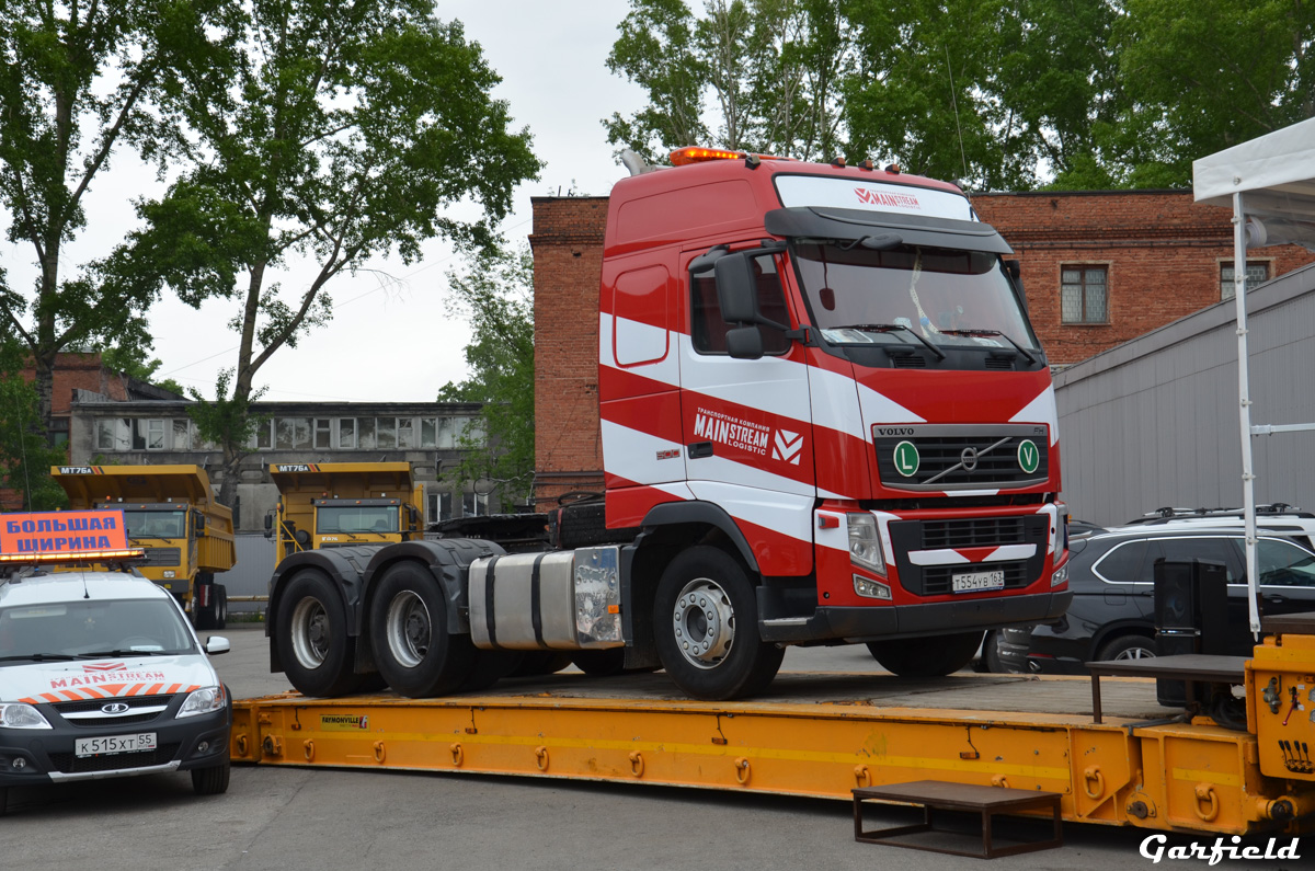 Самарская область, № Т 554 УВ 163 — Volvo ('2008) FH.500; Кемеровская область — Уголь России и Майнинг 2018