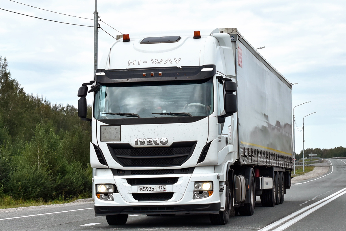 Челябинская область, № В 593 ХТ 174 — IVECO Stralis ('2012)