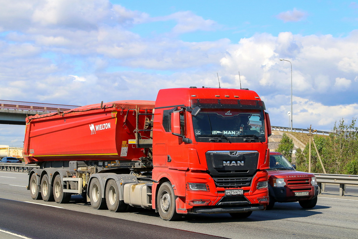 Ленинградская область, № В 431 УМ 147 — MAN TGX ('2020) (Общая модель)