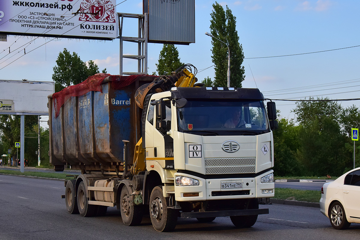 Волгоградская область, № В 341 НЕ 797 — FAW J6 CA3310