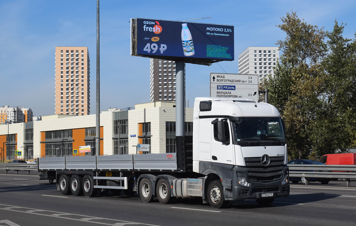 Москва, № С 710 РВ 797 — Mercedes-Benz Actros ('2022) [LRD]