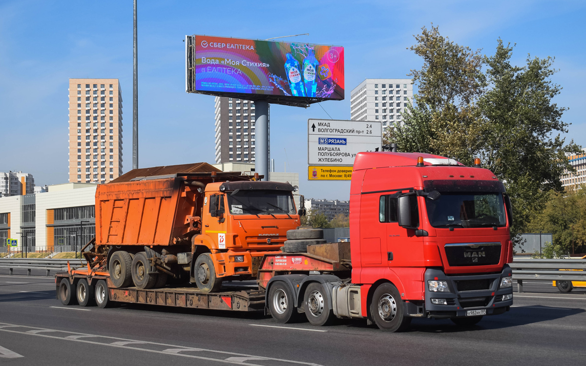 Москва, № Х 982 НН 197 — MAN TGX ('2007) 26.440