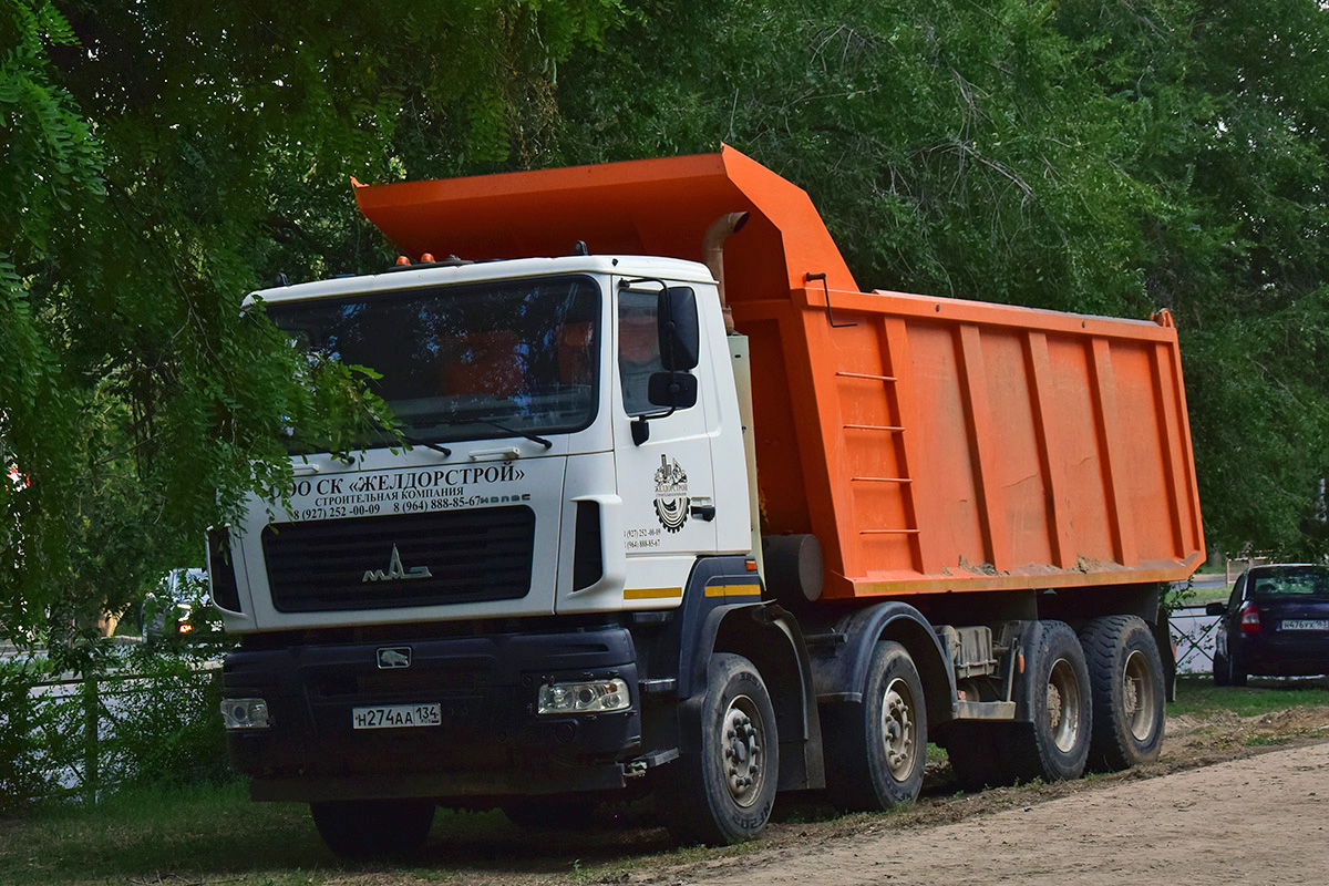 Волгоградская область, № Н 274 АА 134 — МАЗ-6516C9