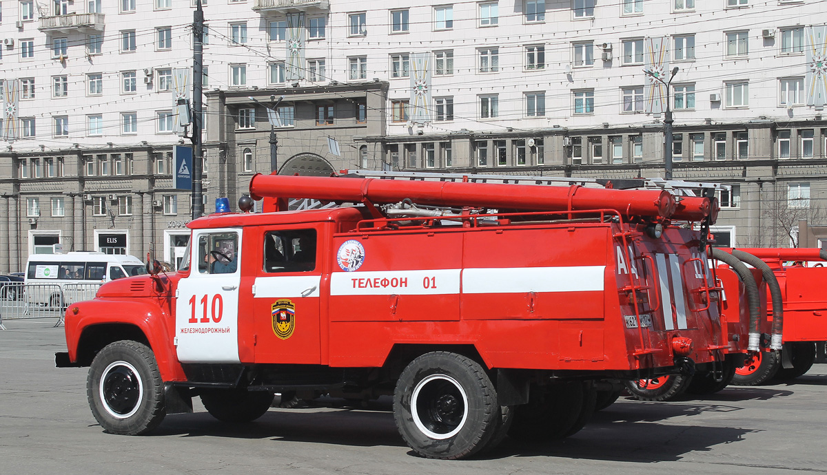 Челябинская область, № К 621 АК 174 — ЗИЛ-130; Челябинская область — Чемпионат УрФО по пожарному триатлону  и день пожарной охраны 2019