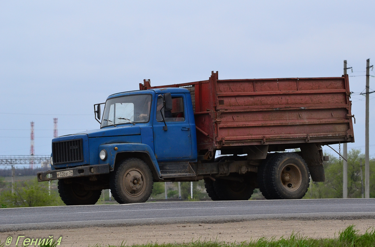 Волгоградская область, № Р 038 ВС 34 — ГАЗ-3307