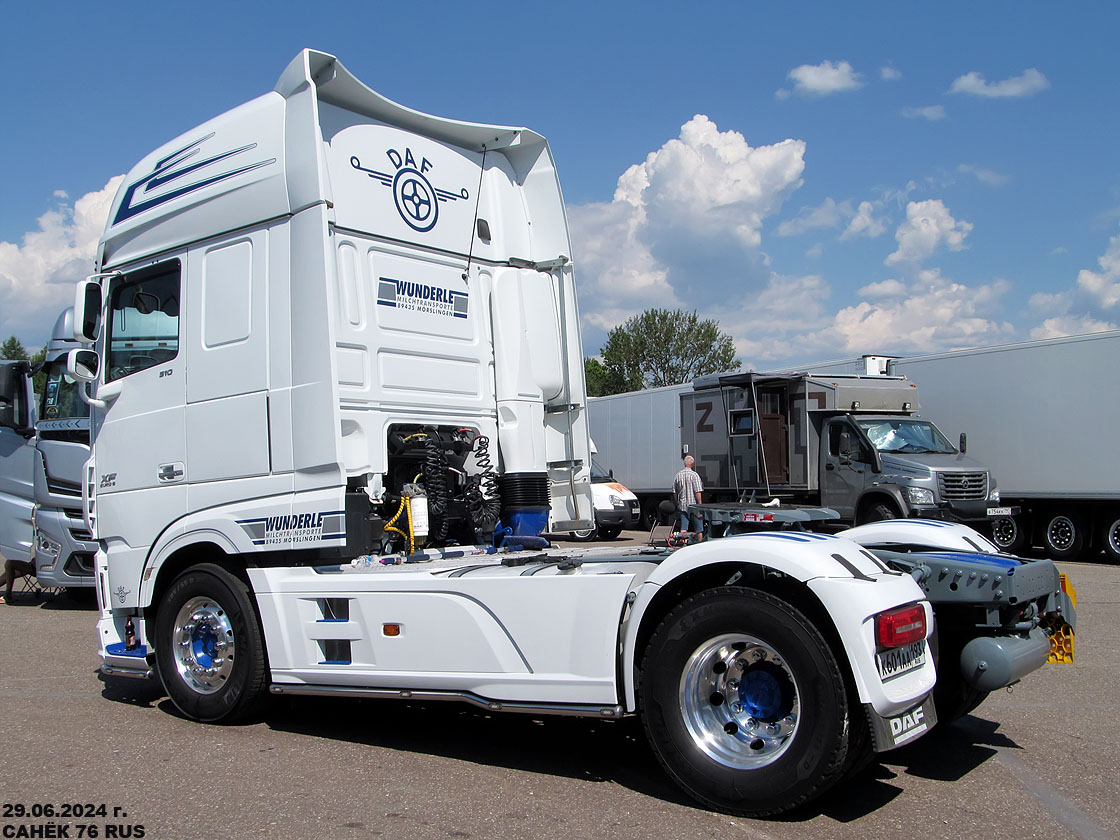 Краснодарский край, № К 601 АА 193 — DAF XF Euro6 FT; Московская область — Фестиваль TruckDay 2024 — июнь