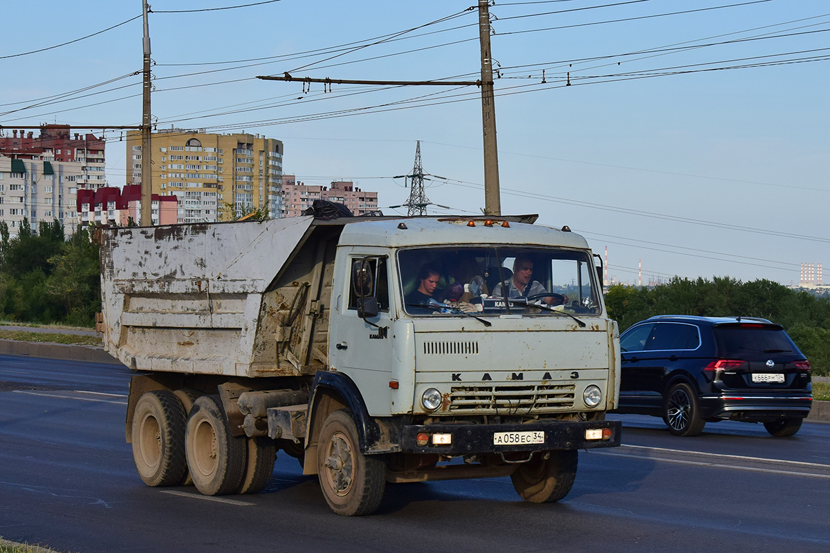 Волгоградская область, № А 058 ЕС 34 — КамАЗ-55111 [551110]